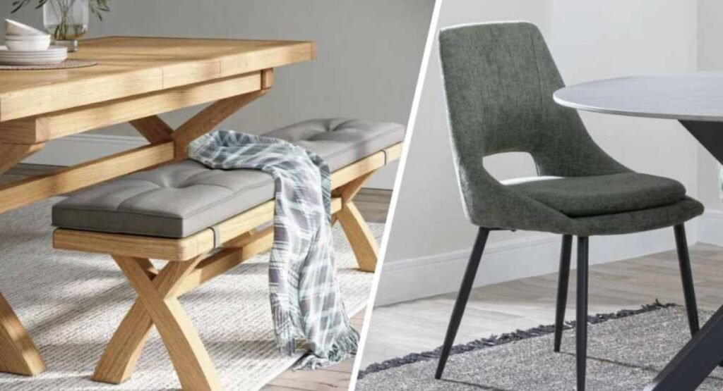 Dining Bench Compared with Traditional Chairs