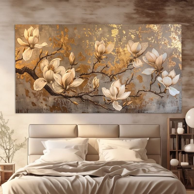 Premium cotton fabric with wooden frame