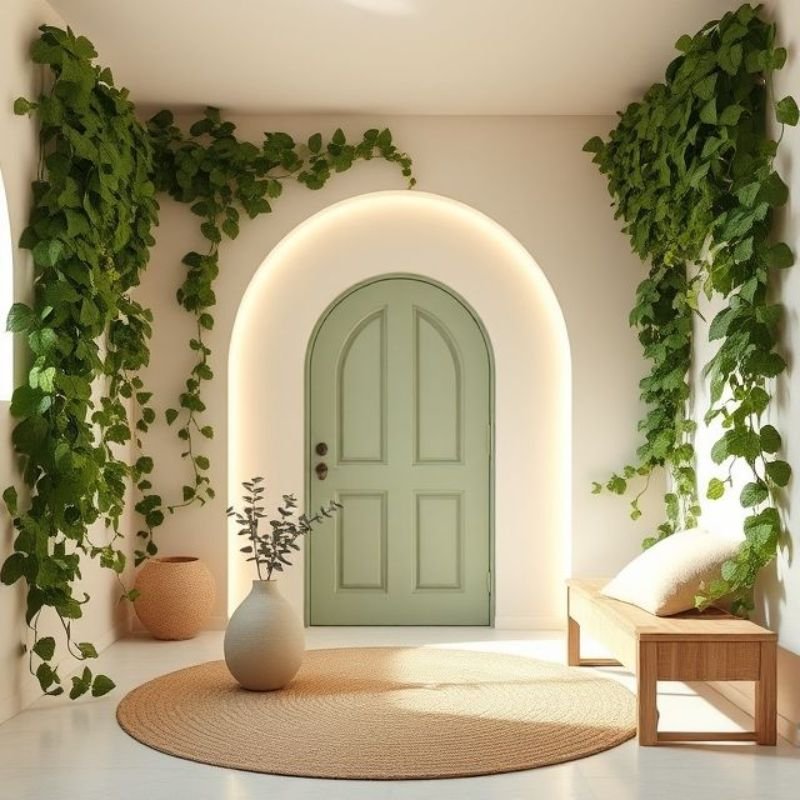 Seasonal hallway decor ideas for home entrance