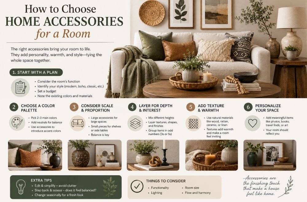 how to choose home accessories for a room